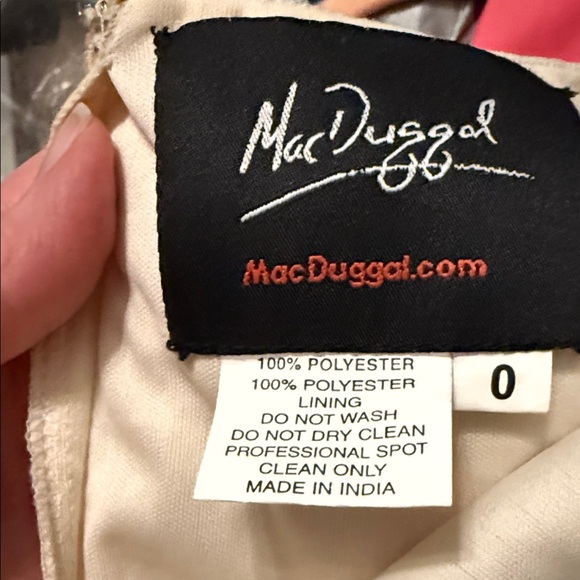 NWT Mac Duggal Elegant Gold Silver Sequin Dress Size 0 Holiday Party New Years - Picture 15 of 16